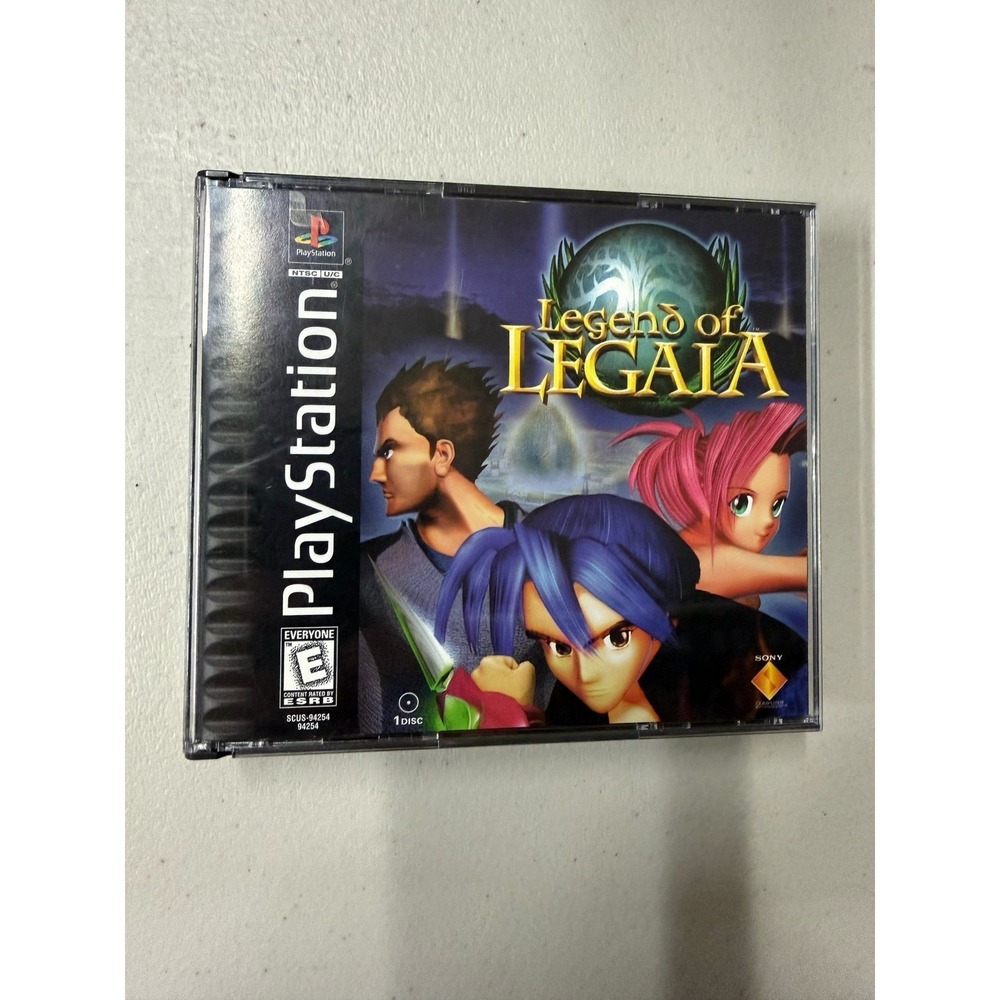 Legend of Legaia Sony PlayStation PS1 Retro RPG Game SCUS-94254 CIB Black Label